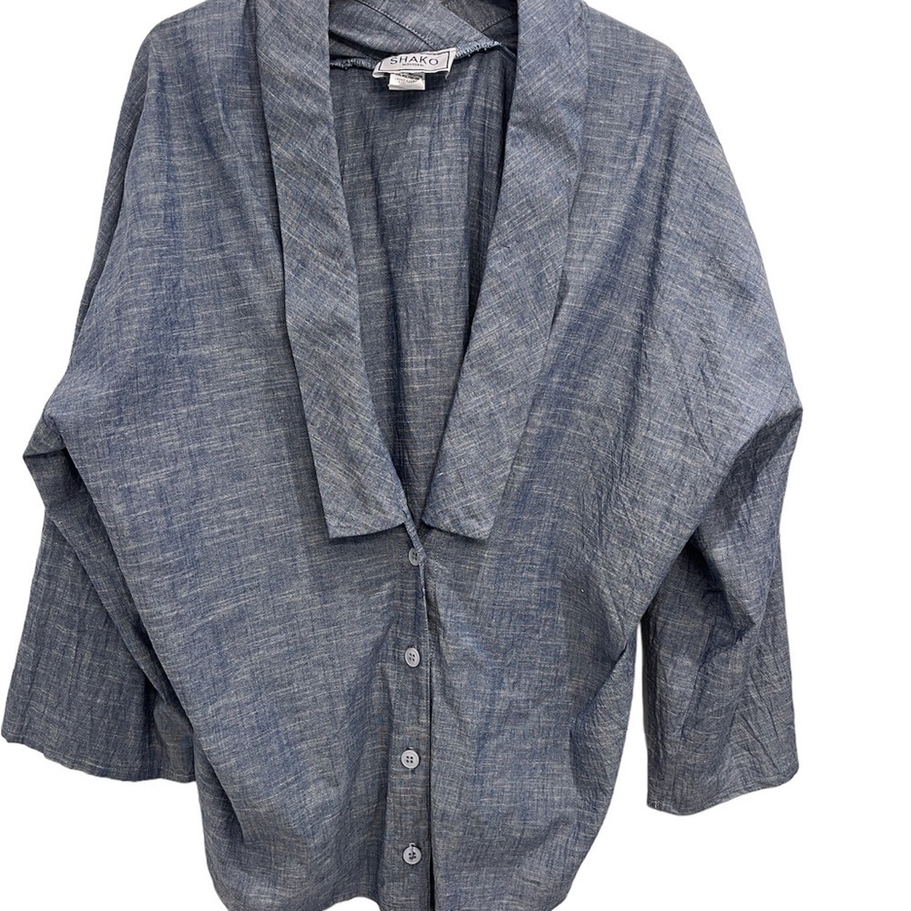 Shako Montreal oversize jeans bouton shirt size medium